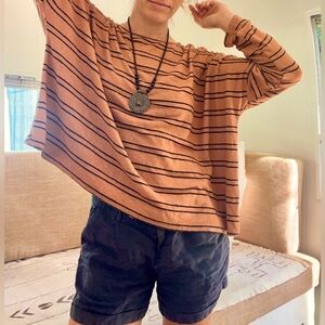 Striped Long Sleeve Top